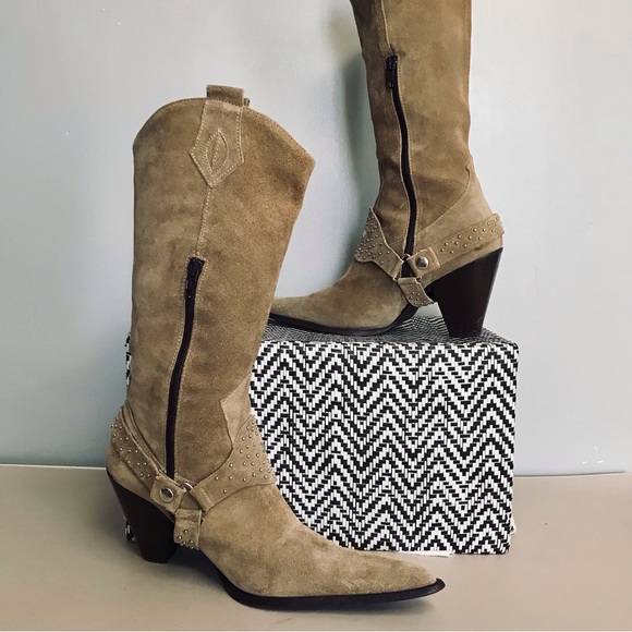 Cowboy Boots vintage Tan - Picture 4 of 6